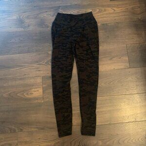 Alphalete Green Camo Leggings Women's Size S